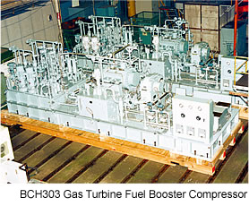 Photograph: Gas turbine fuel gas compressor