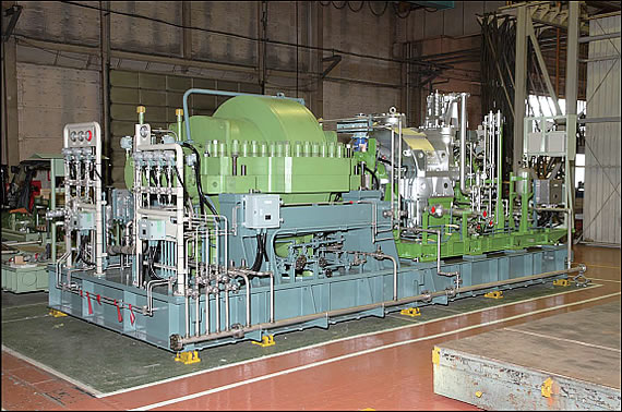 Photograph: Wet gas compressor (2MCH607)