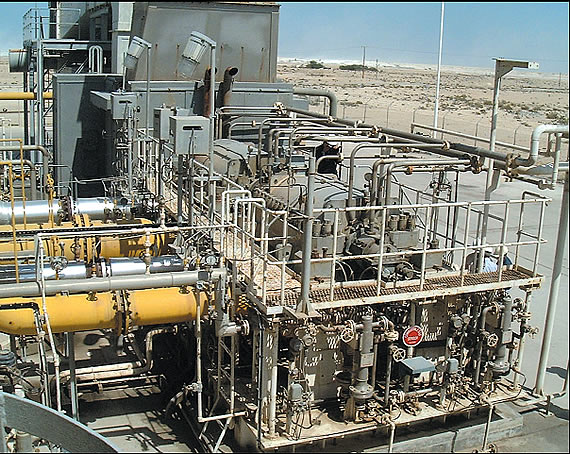Photograph: Gas gathering compressors (MCH807+MCH608)