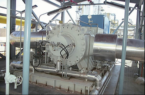 Photograph: Feed gas booster compressor (PCH601)