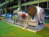 Photograph: Overhung centrifugal compressors