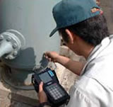 Photograph: View of wall thinning investigation