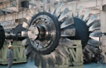 Photograph: Large capacity fan for thermal power station (varlable pitch blade)