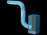 Image: Siphon flow simulation